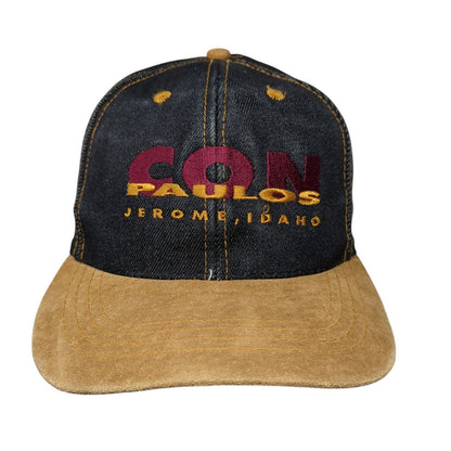Con Paulos Slideback Hat Multi One Size Leather Strap Denim Otto