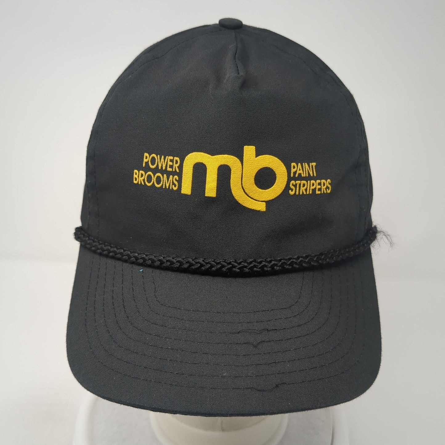MB Power Brooms Paint Strippers Snapback Rope Hat Black One Size Winner