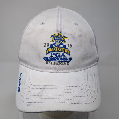 2018 100th PGA Championship Bellerive St Louis Ahead White Blue Golf Hat Cap OS
