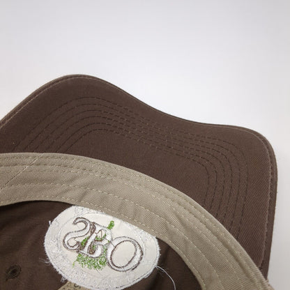 SBO Southern Bred Outfitters Strapback Trucker Hat Brown OS Adjustable Mesh Back