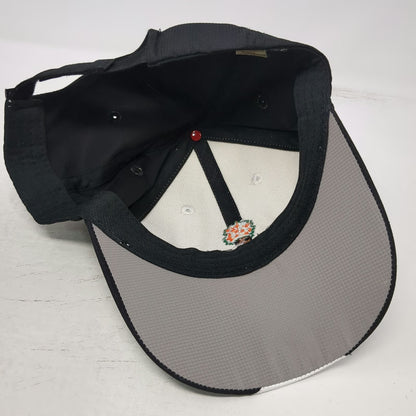 Imperial Orange Tree Golf Club Baseball Cap White OSFM Mesh Strapback Hat Tech