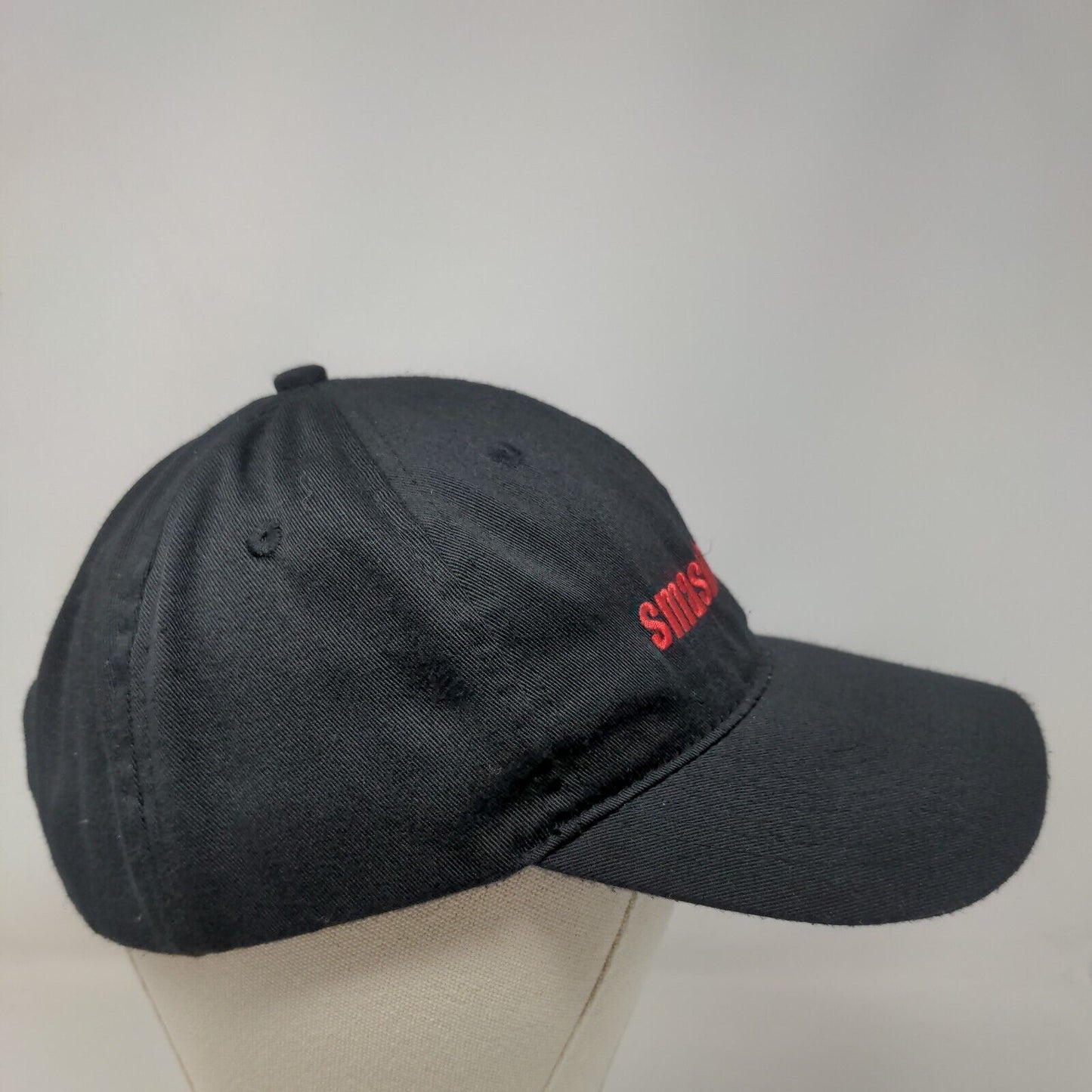 Smashburger Strapback Hat One Size Black Adjustable Strap Image Solutions