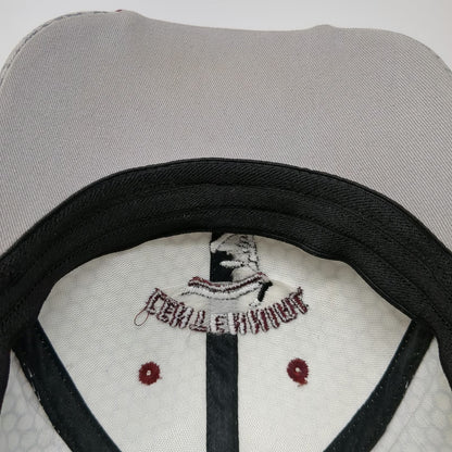 Buck's Bags Baseball Cap Gray Red XL Centennial Patriots Honeycomb Fitted Hat