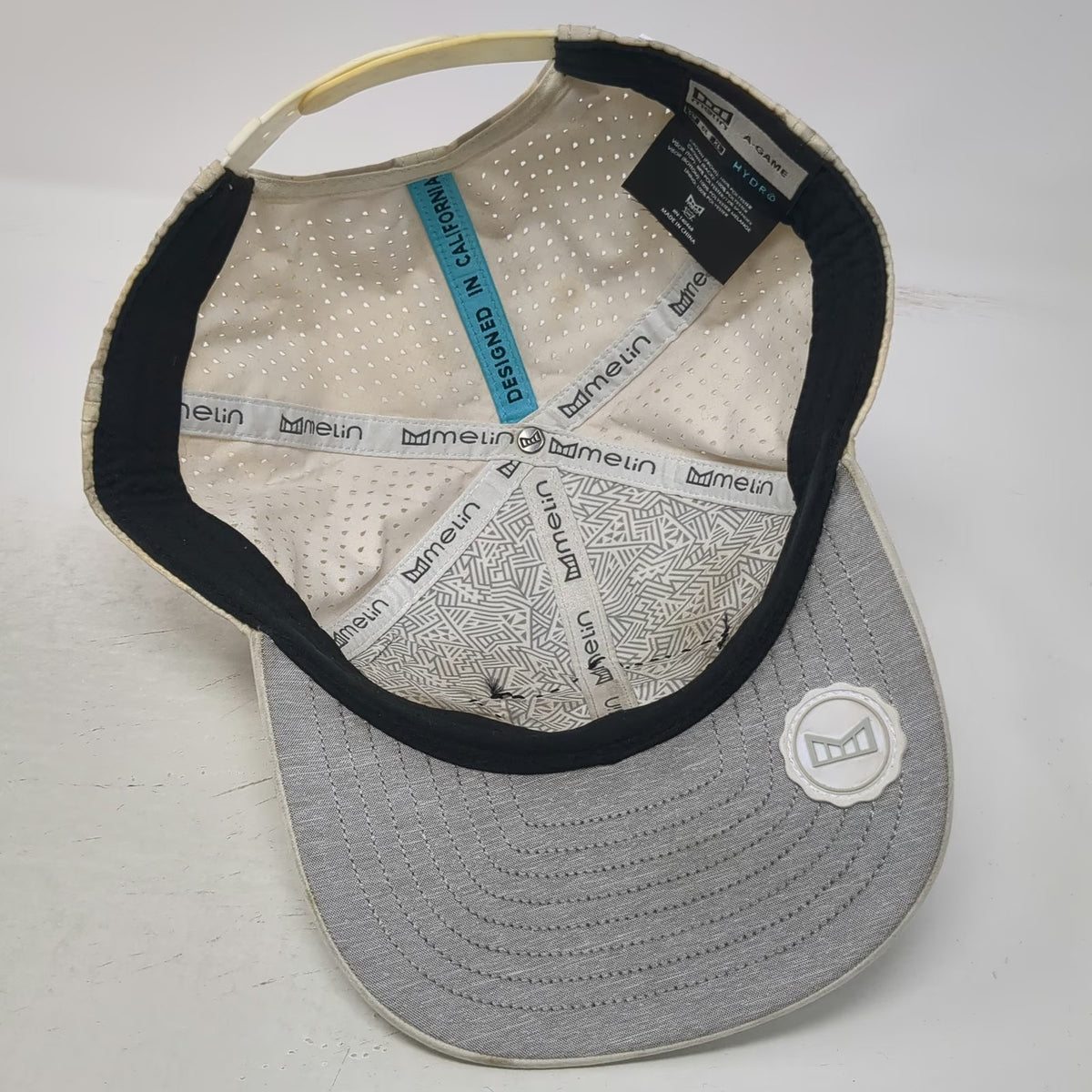 Melin Trucker Hat Beige L Boise Helitack Patch Mesh Back Snapback Hydro Camo