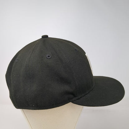 New Era 9FIFTY Snapback Black One Size Hat LA Dodgers MLB Flat Brim Undervisor