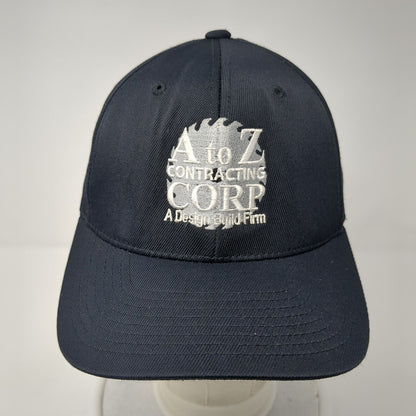 A to Z Contracting Corp A Design Build Firm Fitted Hat Black L/XL Flexfit
