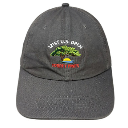 USGA 121st U.S. Open Torrey Pines Member Gray One Size Baseball Cap Hat Golfing