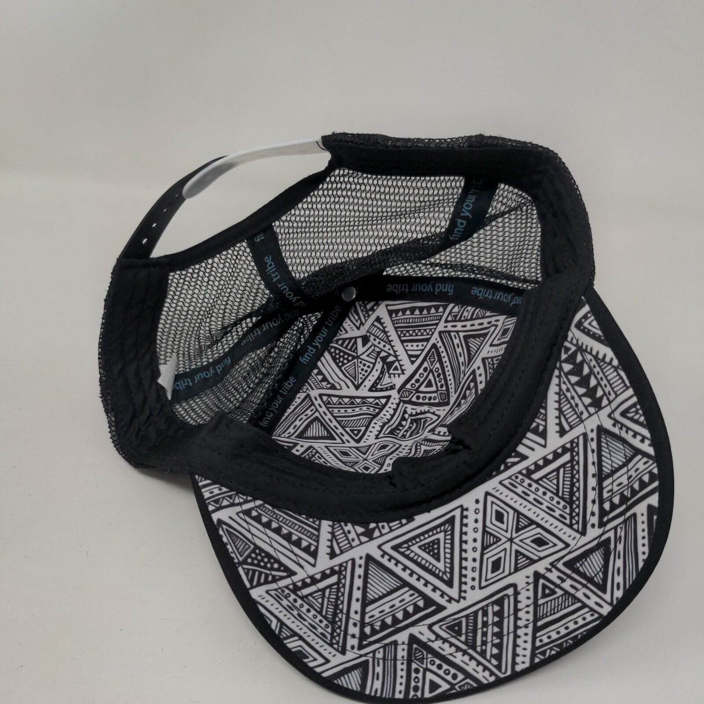 Turtle Fur Snapback Mesh Back Trucker Hat Black One Size Colorblock