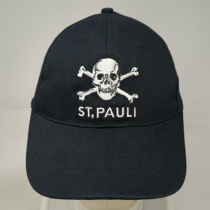 St. Pauli Baseball Cap Black One Size Skull Crossbones Organic Cotton Slide Hat