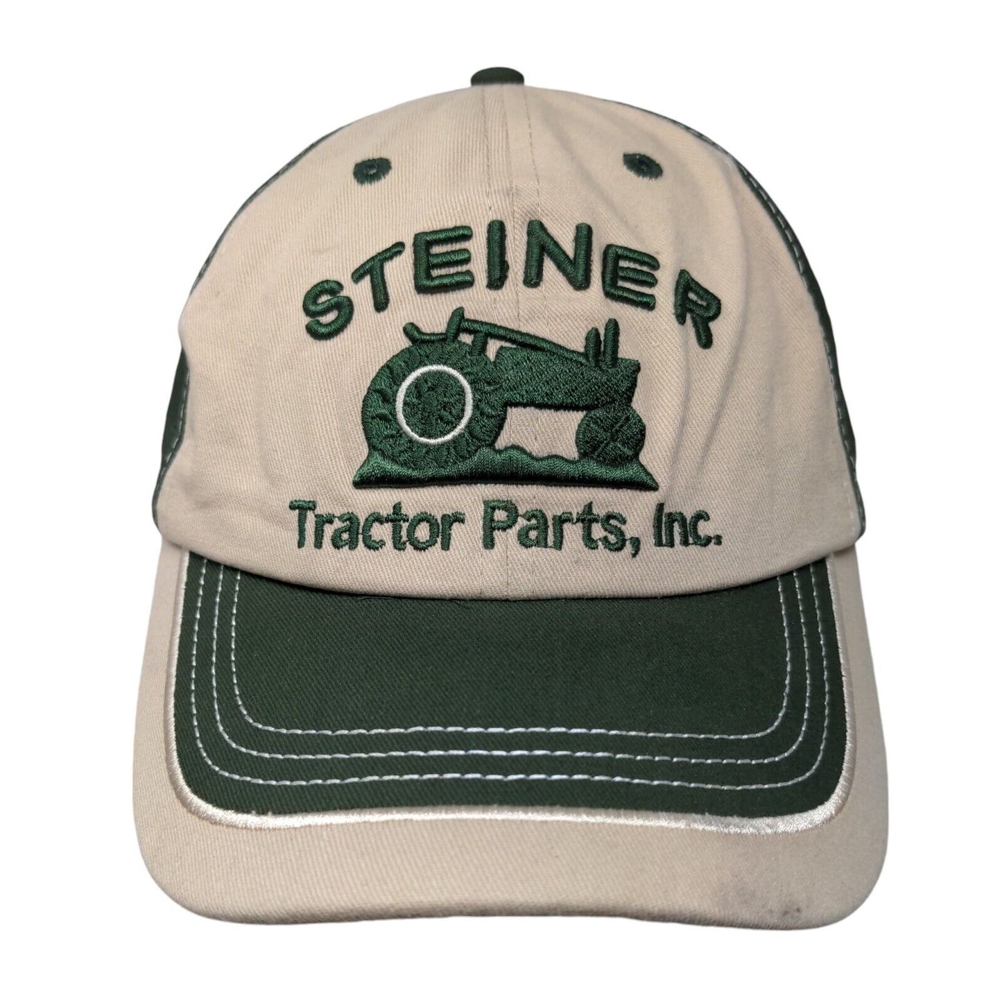 Steiner Tractor Parts Strapback Hat Multi One Size Embroidered Colorblock