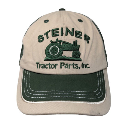 Steiner Tractor Parts Strapback Hat Multi One Size Embroidered Colorblock