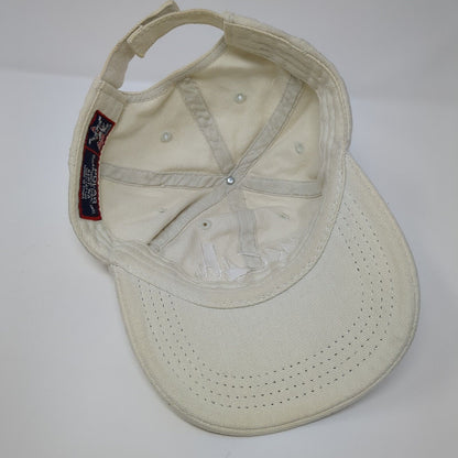McCall Idaho Strapback Hat Cream One Size Adjustable Embroidered Polar