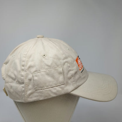 BD&A Home Depot Contractor Services Beige One Size Baseball Cap Hat Strapback