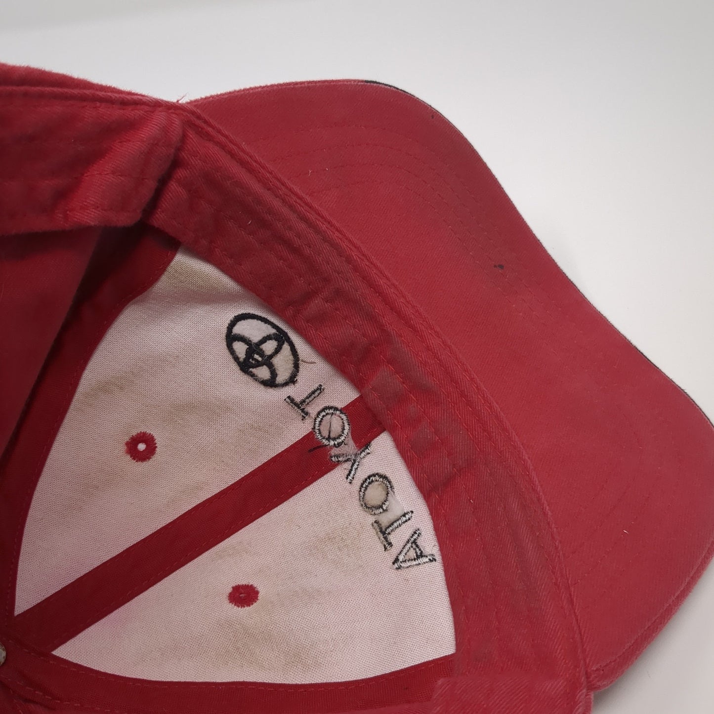 Toyota Slideback Baseball Cap red One Size Adjustable Embroidered 6 Panel