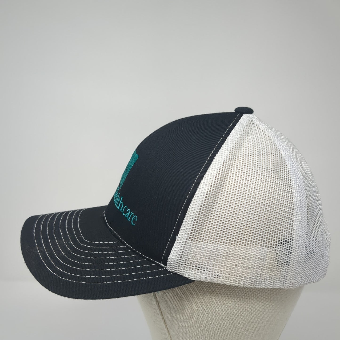 Bingham Healthcare Snapback Trucker Hat Black One Size Pacific Headwear