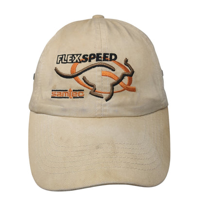Flex Speed Samtec Slideback Hat Beige One Size Adjustable Sportsman