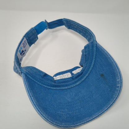 Gulf Shores Alabama Strapback Sun Visor Hat Blue One Size Adjustable Kaufman