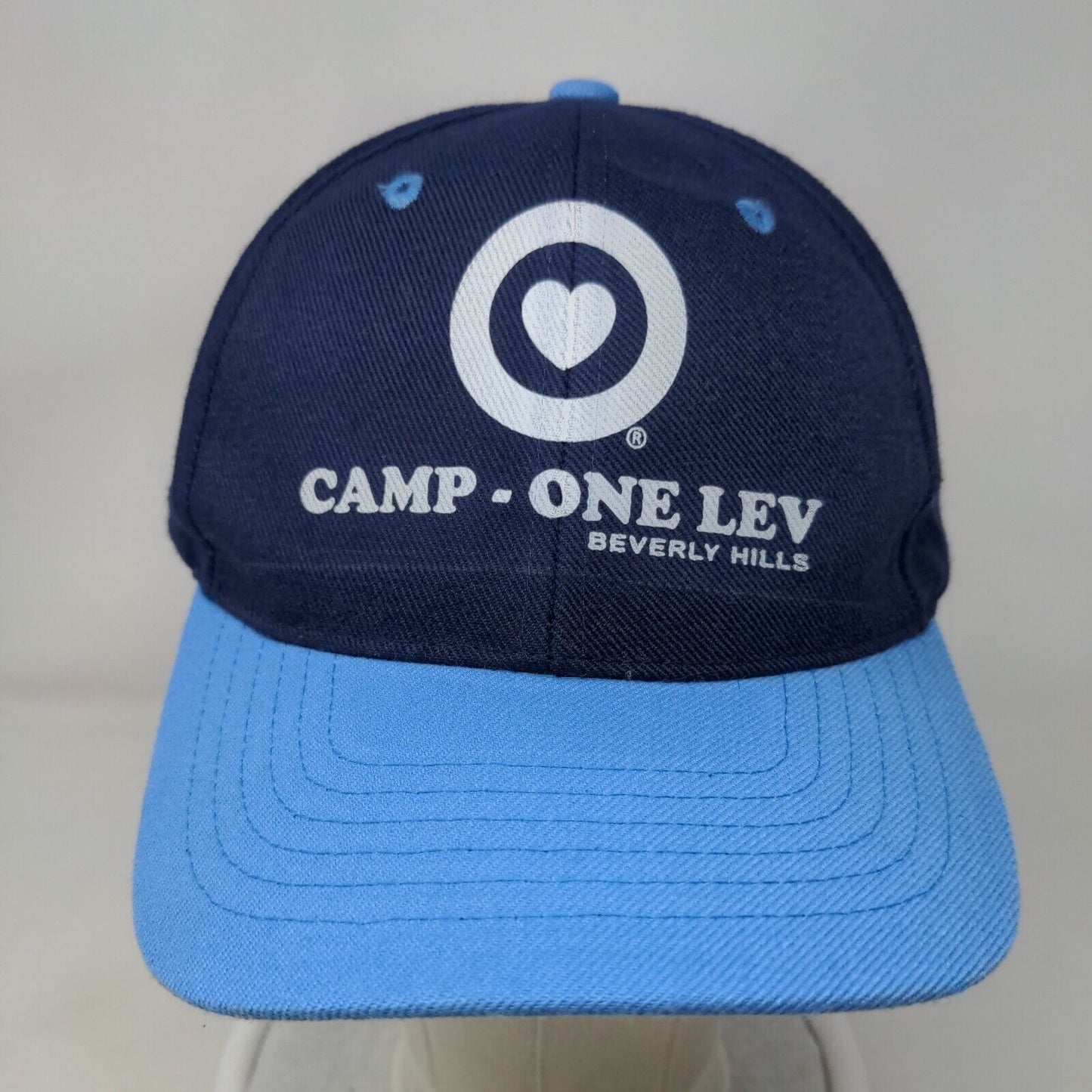 Camp-One Lev Beverly Hills Strapback Hat Blue OSFM Adjustable Colorblock