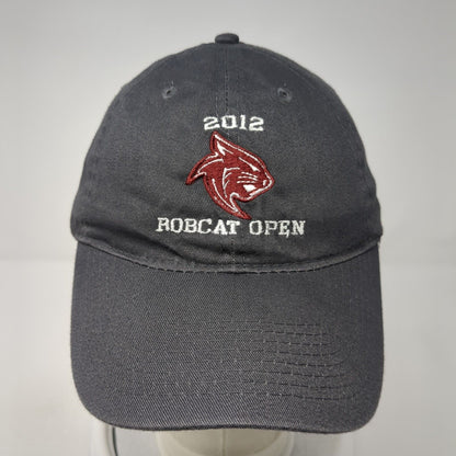 2012 Bobcat Open Slideback Hat Gray One Size Adjustable Otto 6 Panel