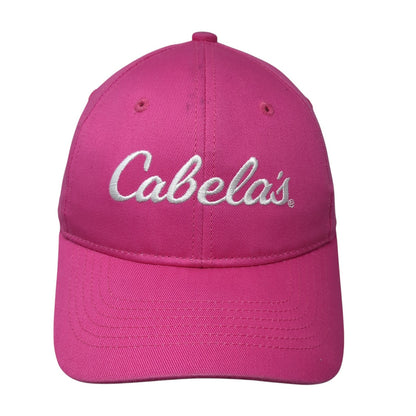 Cabela's Snapback Hat Pink One Size Embroidered Adjustable Bass Pro Shops