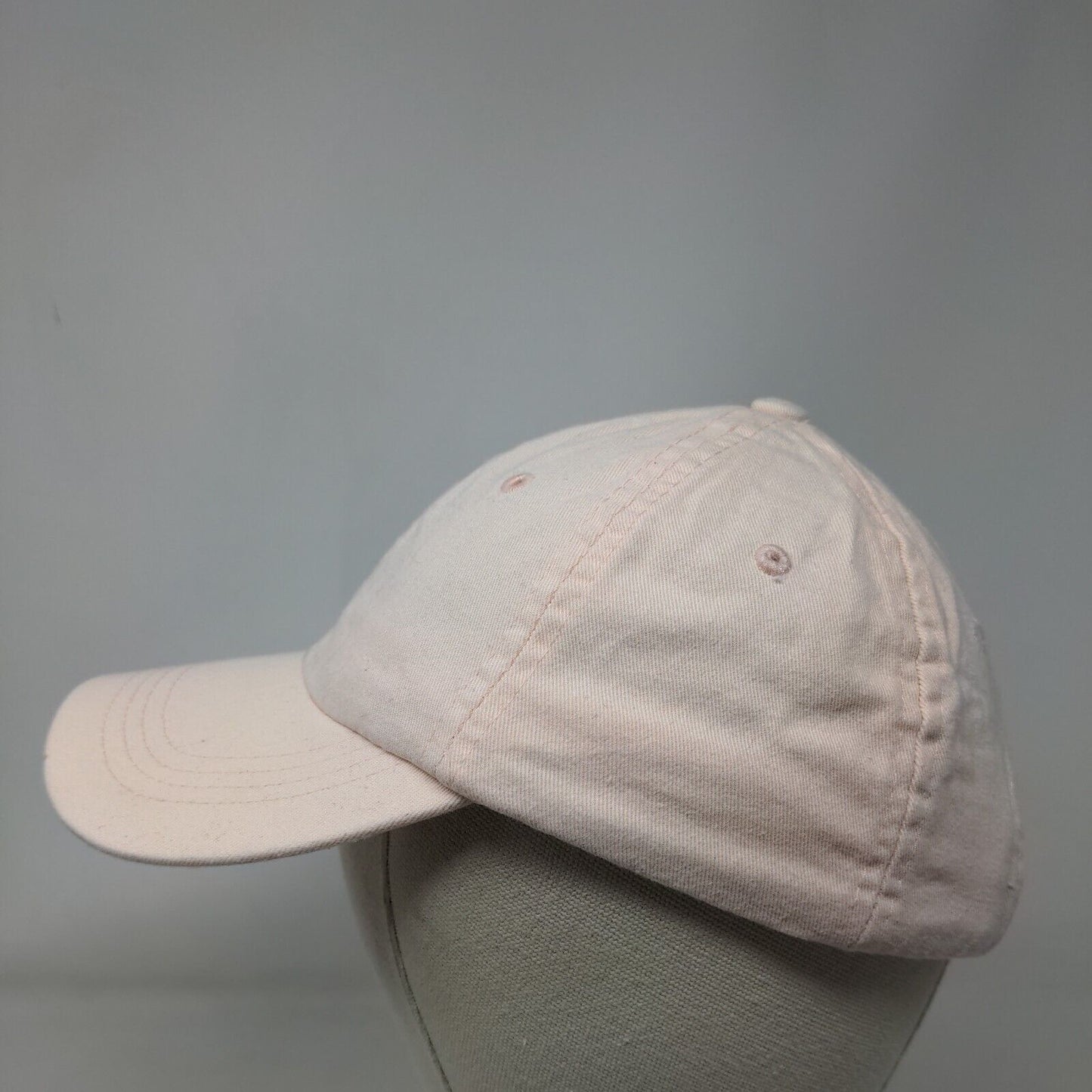 Unbranded Strapback Hat Pink OSFM Adjustable 6 Panel Vent Holes Blank