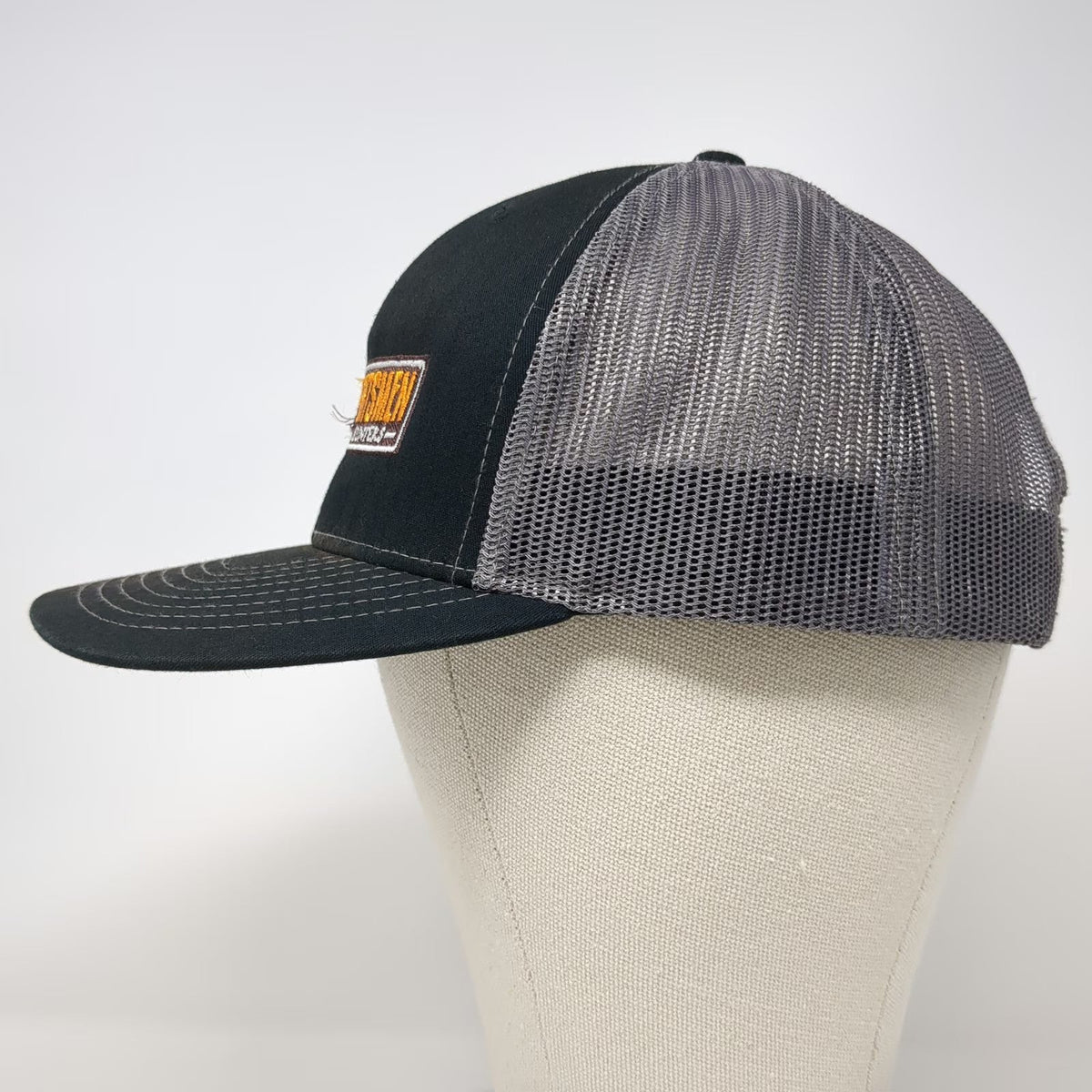 Richardson Trucker Hat Black One Size Bay Area Sportsmen California Hunters Mesh