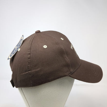 Arctic Circle Brown Baseball Cap One Size Alaska Bear Graphic Strapback Hat