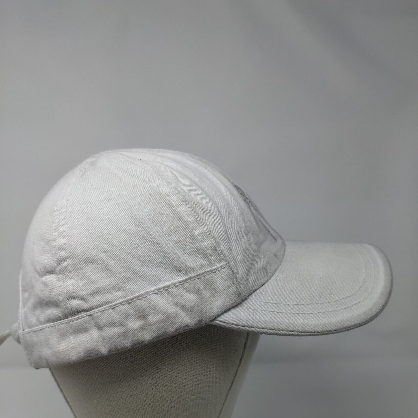 Lady Hagen Tie Back Hat White One Size Golf Tee Rhinestone 6 Panel