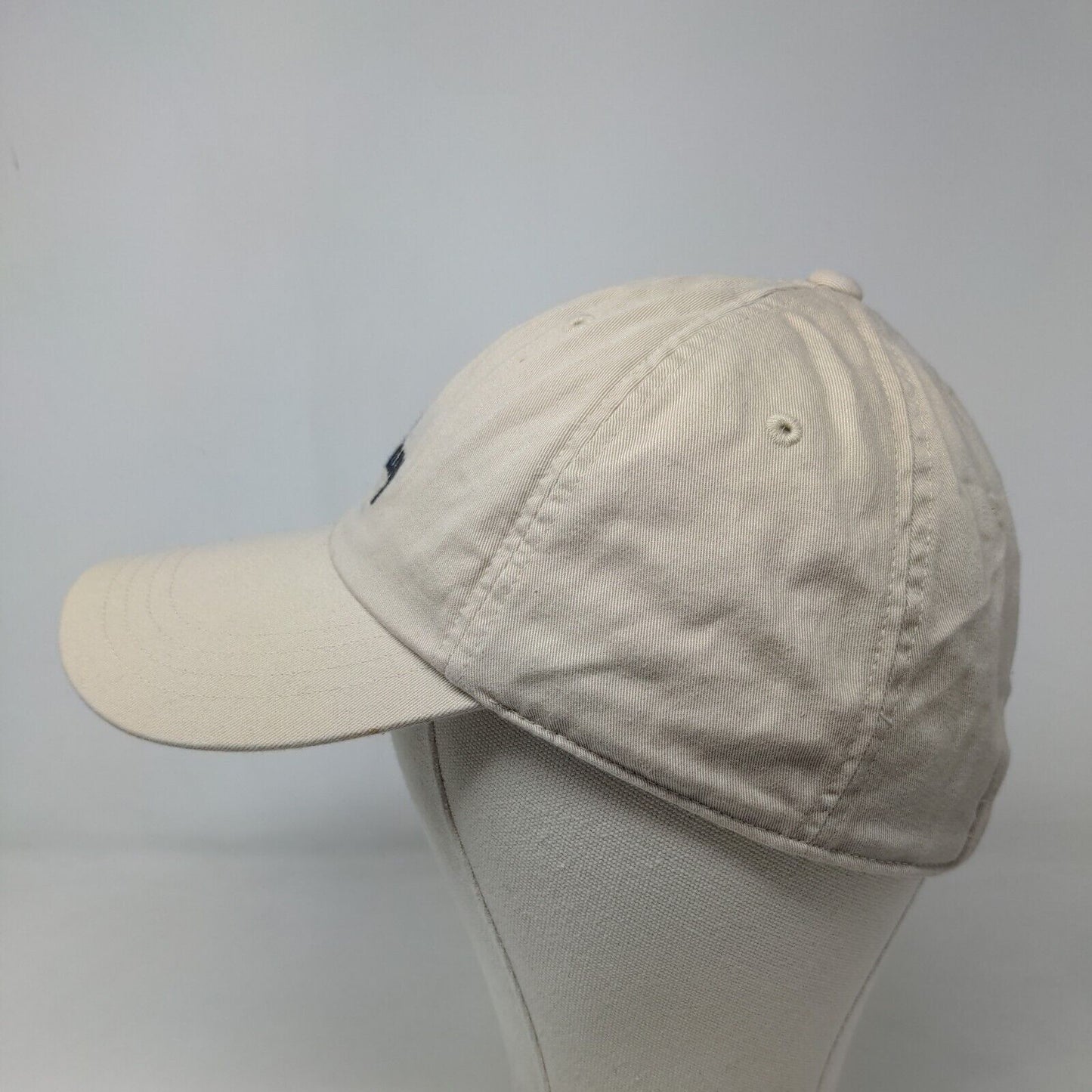 Old Navy Men's Strapback Hat Tan Size M/L Embroidered Logo Cotton