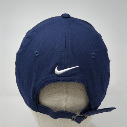 Nike Slideback Hat Blue One Size Adjustable Embroidered Swoosh Legacy91 Dri-Fit