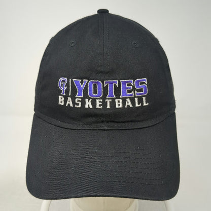 New Era Baseball Cap Black OSFM Hat College of Idaho Yotes Basketball Adjustable