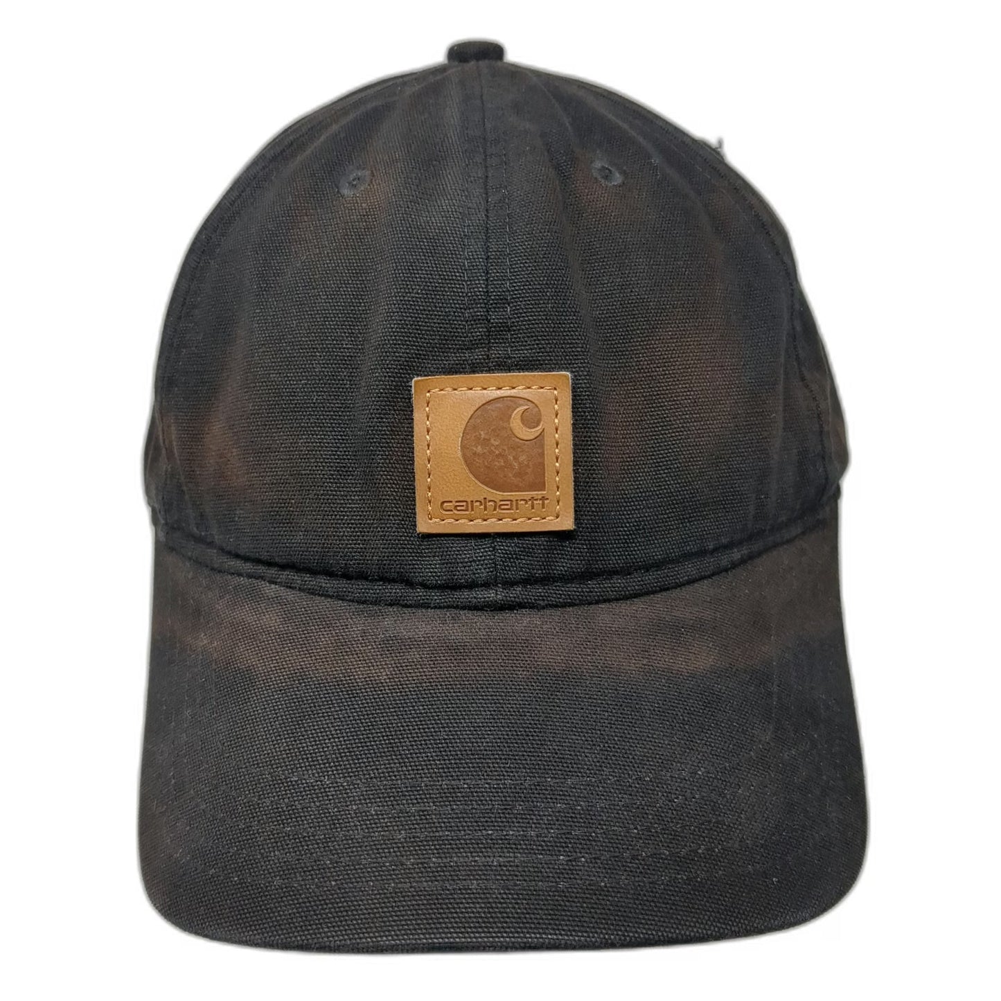 Carhartt Baseball Cap Black One Size Canvas Logo Patch Workwear Strapback Hat