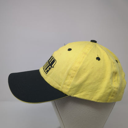 Sun Marble Strapback Baseball Cap Yellow One Size Adjustable Embroidered 6 Panel