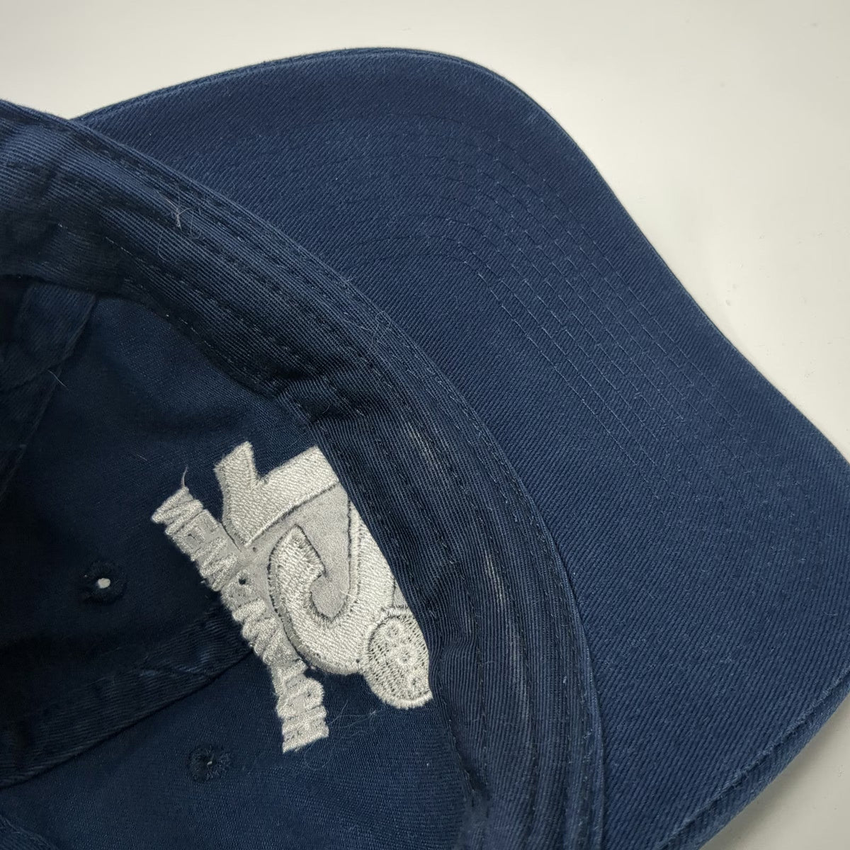 Adidas Baseball Cap Blue One Size NewsWatch 12 ABC Logo Slideback Hat Cotton