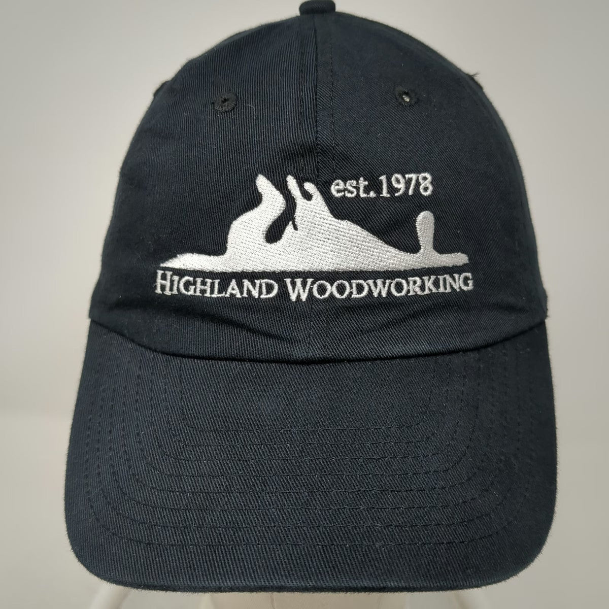 Hit Baseball Cap Black One Size Highland Woodworking 1978 Cotton Slideback Hat
