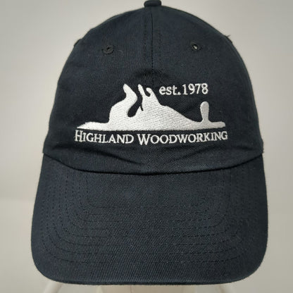 Hit Baseball Cap Black One Size Highland Woodworking 1978 Cotton Slideback Hat