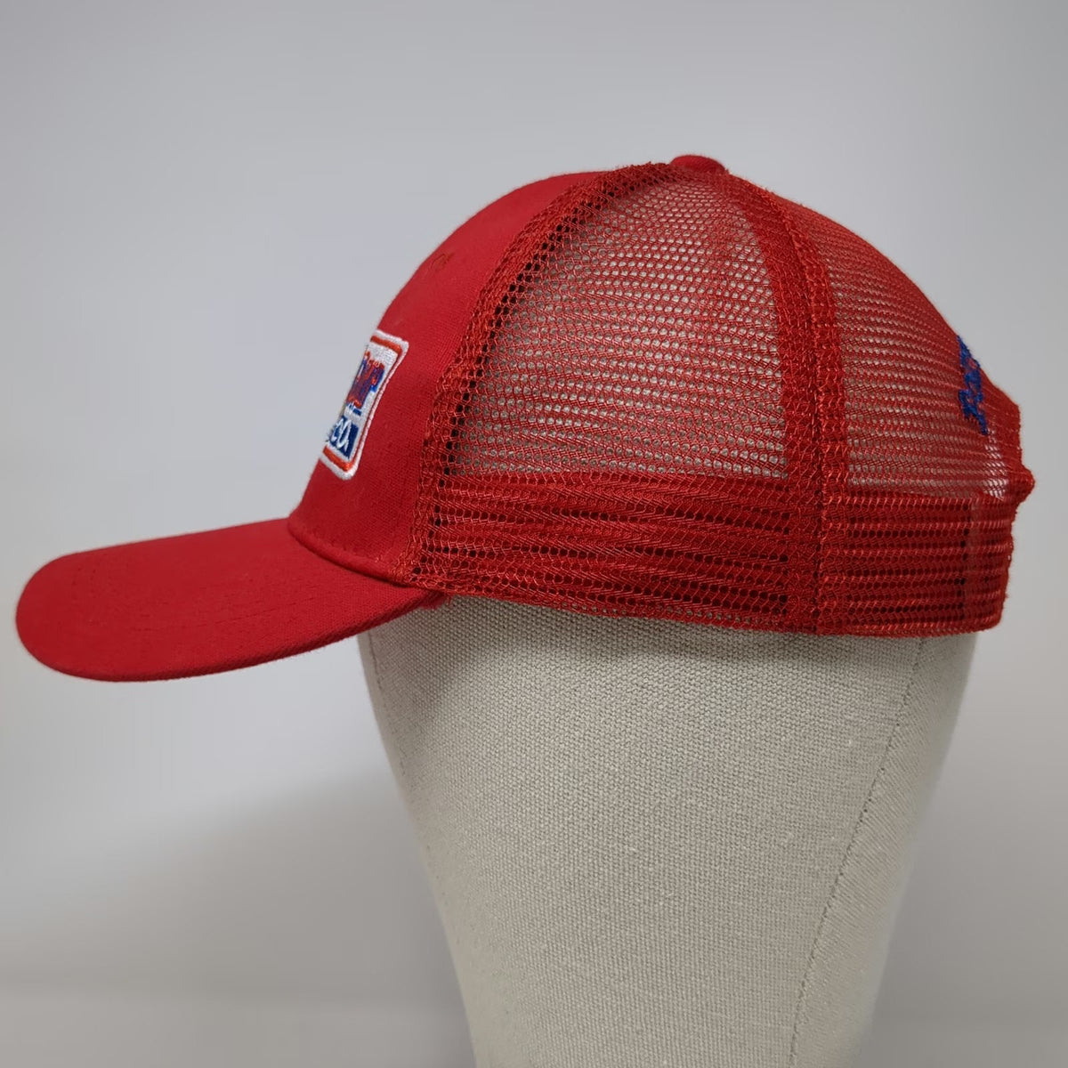 Bubba Gump Shrimp Co Trucker Hat Red One Size Forrest Movie Mesh Snapback Logo