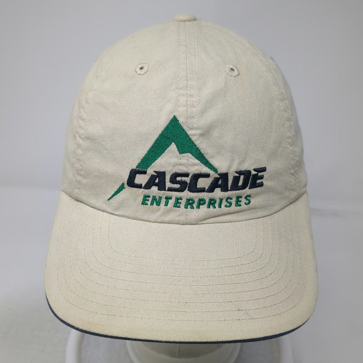 Port Authority Baseball Cap Beige Green Blue One Size Cascade Enterprises Hat