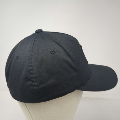Flexfit 5 Panel Black XL Enforce Apparel Co Patch Stretch Fit Polyester Hat