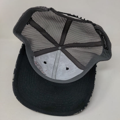 Tampa Bay Plumbers Snapback Mesh Back Trucker Hat Black Digital Camo Adjustable