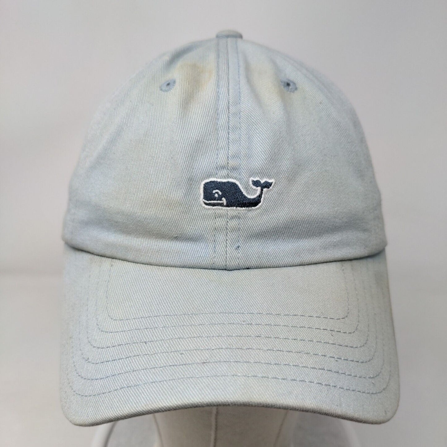 Vineyard Vines Slideback Hat Blue Adjustable Embroidered Whale Logo