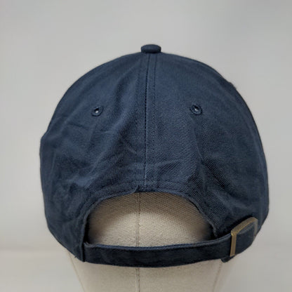 3's Slideback Hat Blue OSFA Adjustable Embroidered Solid '47 Clean Up