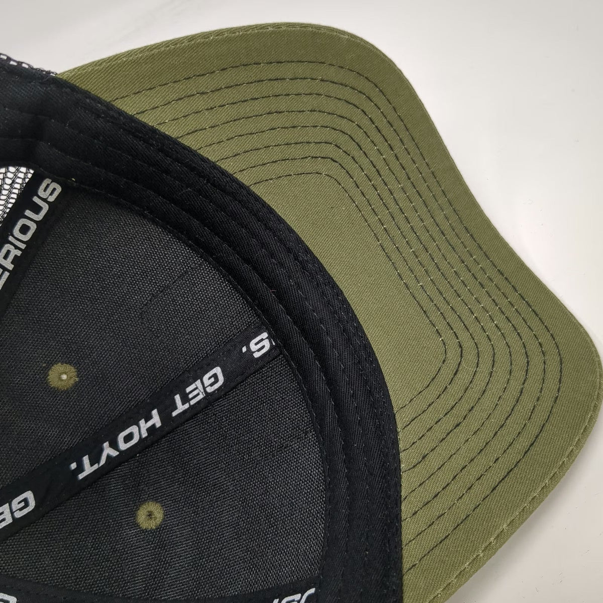 Hoyt Archery Trucker Hat Green One Size Redwrx Patch Mesh Snapback Red Black