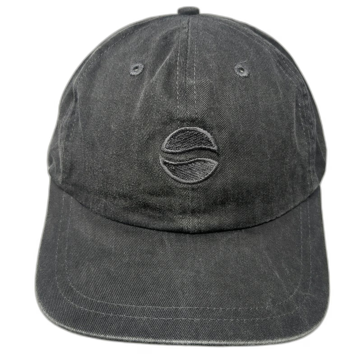 Pepsi Baseball Cap Gray One Size Tonal Logo Embroidered Slideback Adjustable Hat