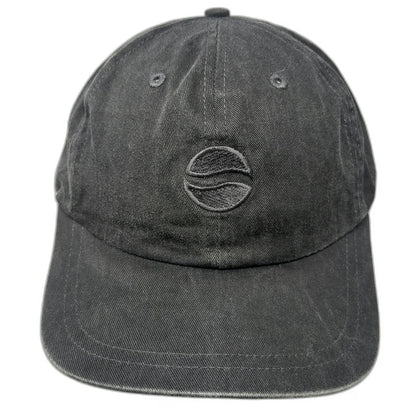 Pepsi Baseball Cap Gray One Size Tonal Logo Embroidered Slideback Adjustable Hat