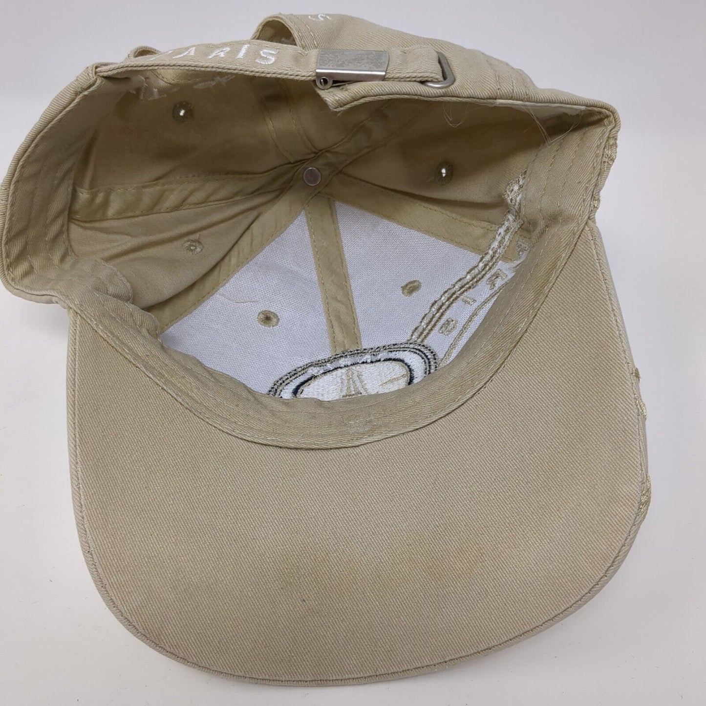 Paris France Slideback Hat Tan One Size Adjustable City Of Lights
