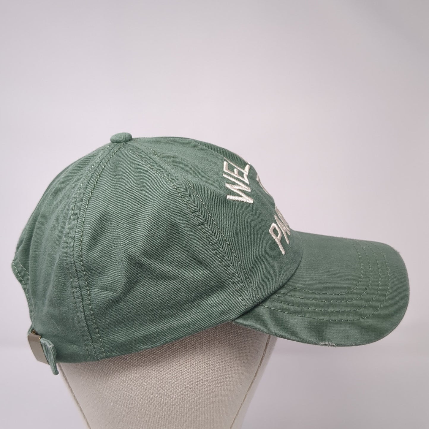 Welcome To Pardise Slideback Baseball Cap Green One Size Adjustable Billabong