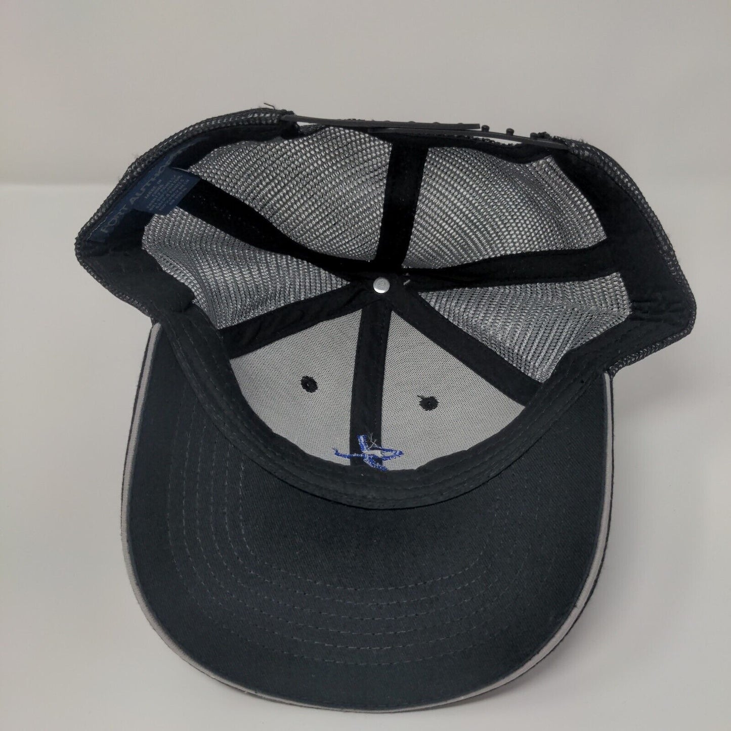 CJ Precision Machine Inc Snapback Trucker Hat Black OS Mesh Back Port Authority