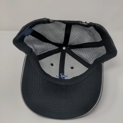 CJ Precision Machine Inc Snapback Trucker Hat Black OS Mesh Back Port Authority