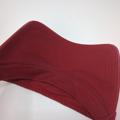 Old Navy 28 Strapback Visor Hat Red One Size Embroidered Adjustable